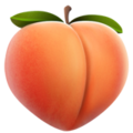 Peach emoji
